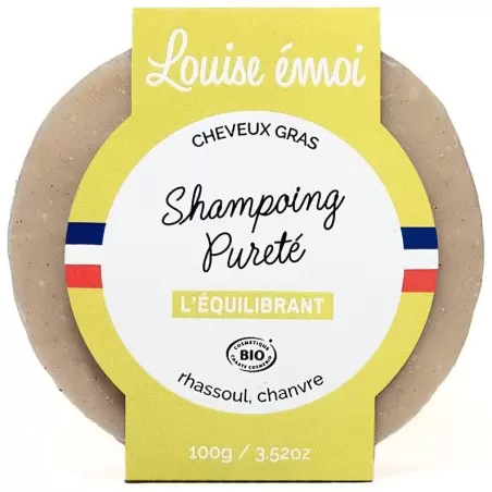 Shampoing solide BIO cheveux gras - L'équilibrant - Louise émoi