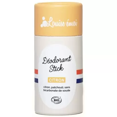 Déodorant solide BIO sans bicarbonate - Citron - Louise émoi