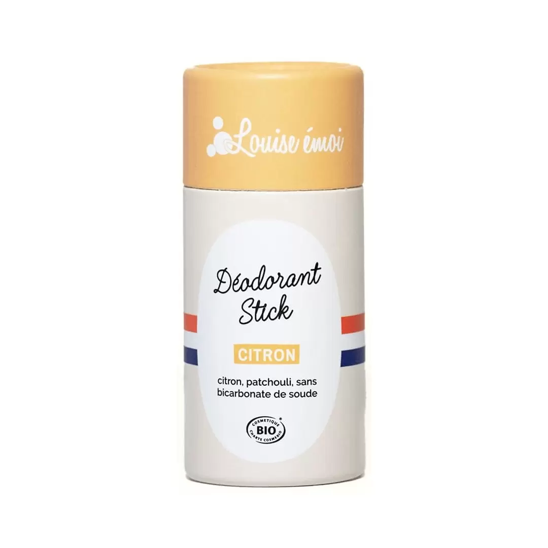 Déodorant solide BIO sans bicarbonate - Citron - Louise émoi
