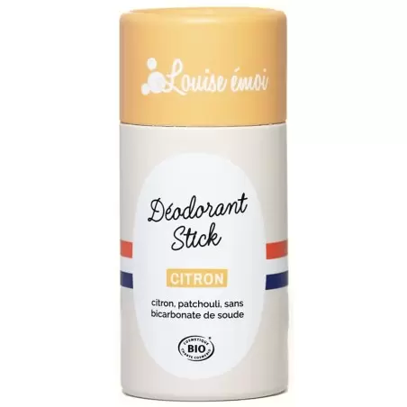 Déodorant solide BIO sans bicarbonate - Citron - Louise émoi