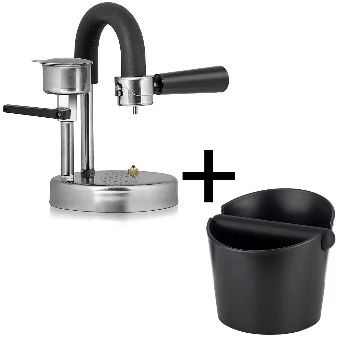 Machine à café Kamira – Expresso manuel avec fleur de vie