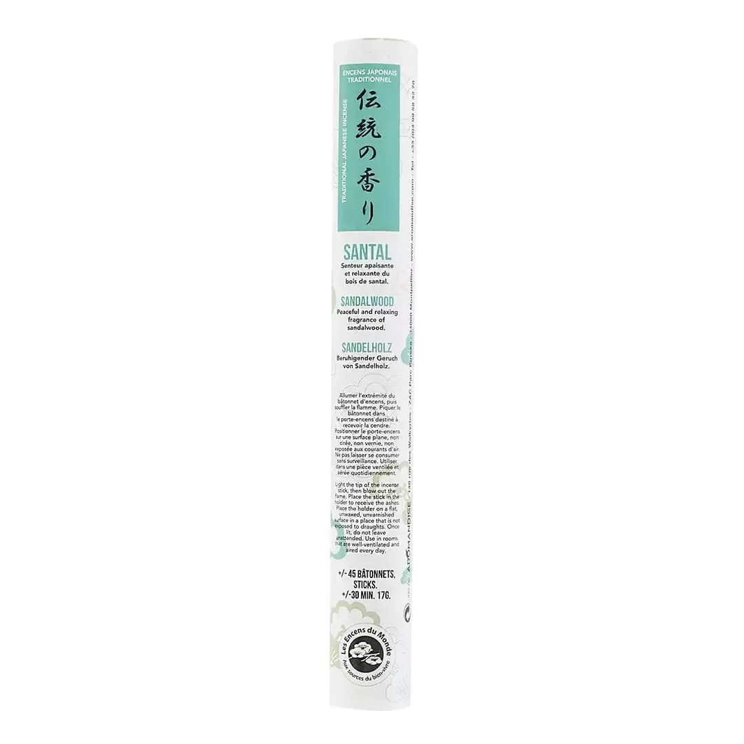 Encens japonais Santal Blanc - Méditation - Les Encens du Monde