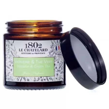 Bougie parfumée Verveine & Thé Vert - 80g - Le Chatelard 1802