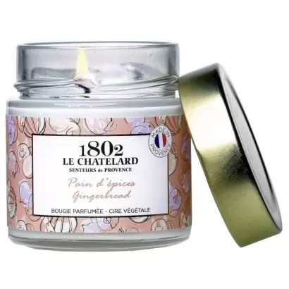 Bougie parfumée Pain d'Épices - 180g - Le Chatelard 1802