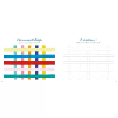 Je déchire, je découpe, je colle - Cahier Montessori