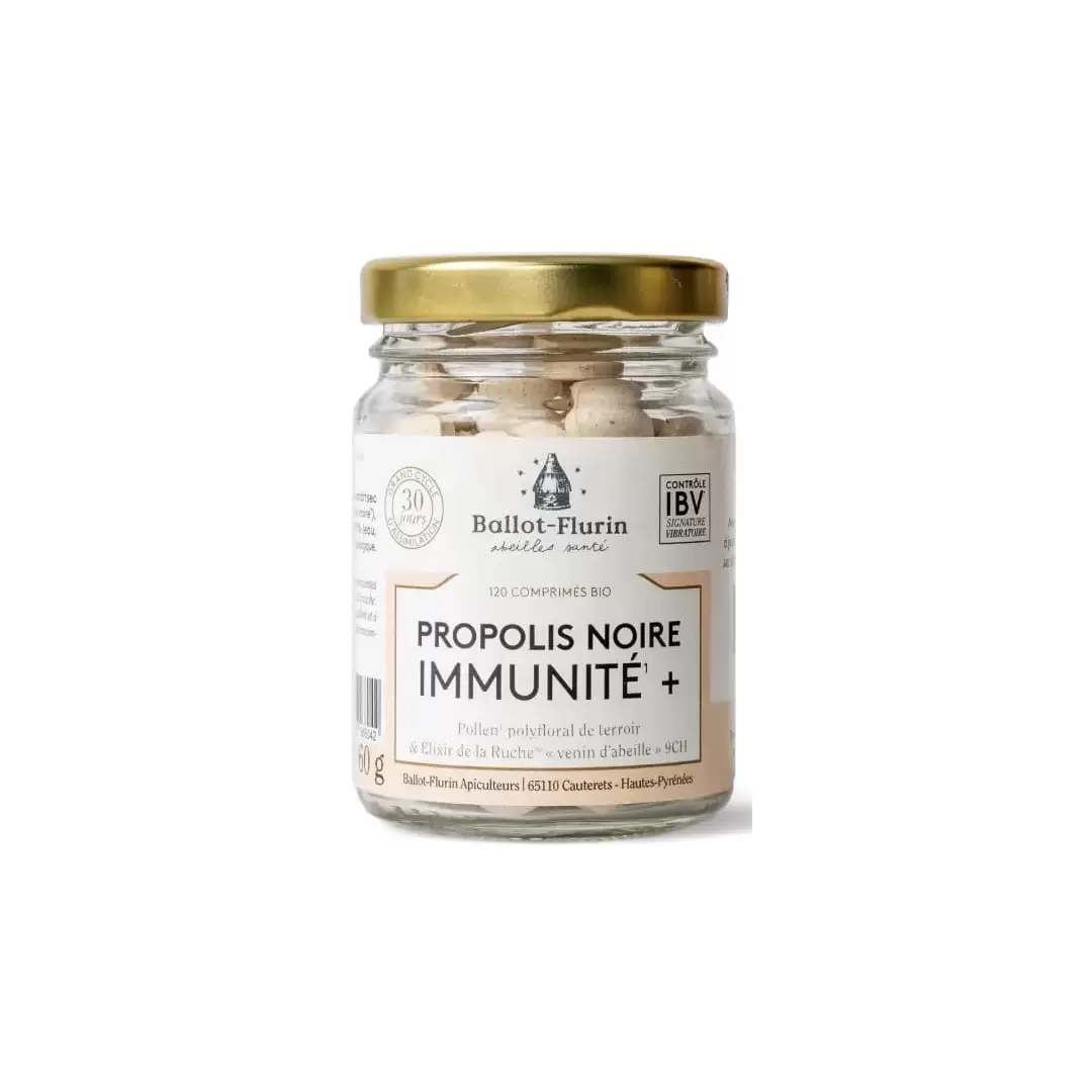 Comprimés Immunité à la Propolis noire Bio – Ballot-Flurin