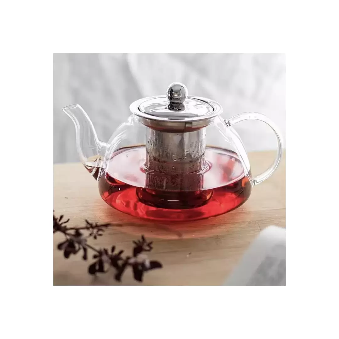 Théière Ondine en verre borosilicate 0.8 L – Aromandise