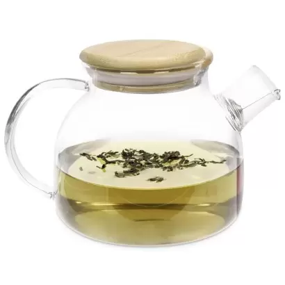 Théière Muse en verre & bambou 1 L – Aromandise