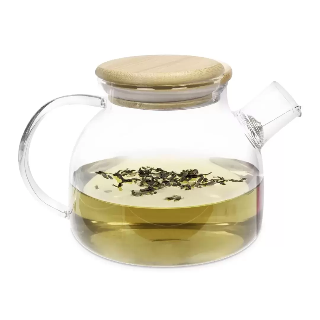 Théière Muse en verre & bambou 1 L – Aromandise