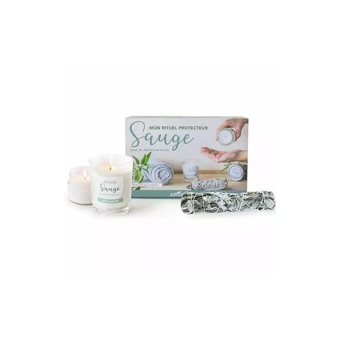 Coffret Rituel Protecteur Sauge - Aromandise - Made in France 🇫🇷