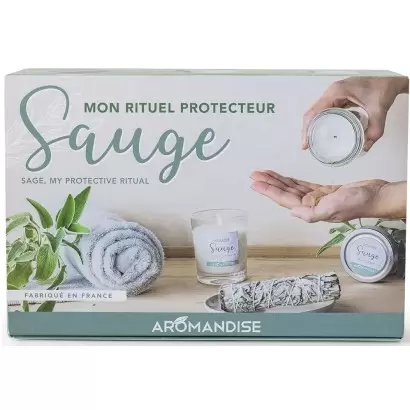 Coffret Rituel Protecteur Sauge - Aromandise - Made in France 🇫🇷