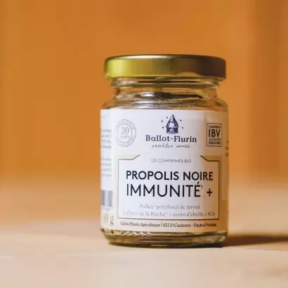 Comprimés Immunité à la Propolis noire Bio – Ballot-Flurin 🇫🇷