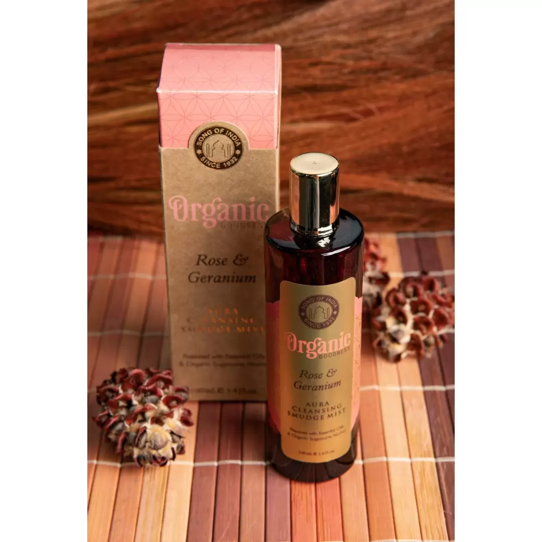 Parfum d’ambiance Rose & Géranium – Organic Goodness – Song of India
