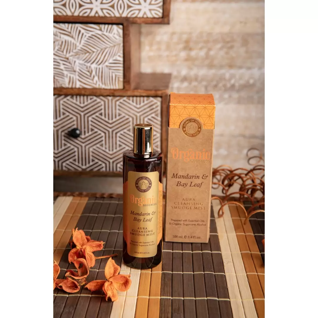 Parfum d’ambiance Mandarine & Laurier – Organic Goodness Song of India