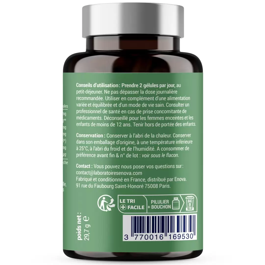 Gélules Formule Respiration – Laboratoires Enova – Complément alimentaire