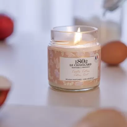 Bougie parfumée Tarte Tatin - 180g - Le Chatelard 1802