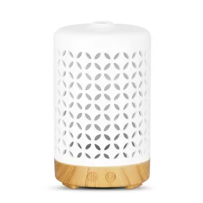 Diffuseur ultrasonique Fleur de Vie en céramique - 100ml