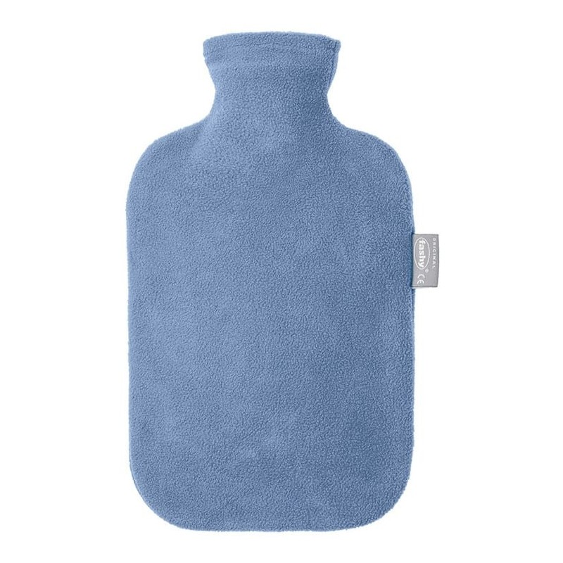 Bouillotte à eau Polaire bleu - 2L - Fabrication Allemande