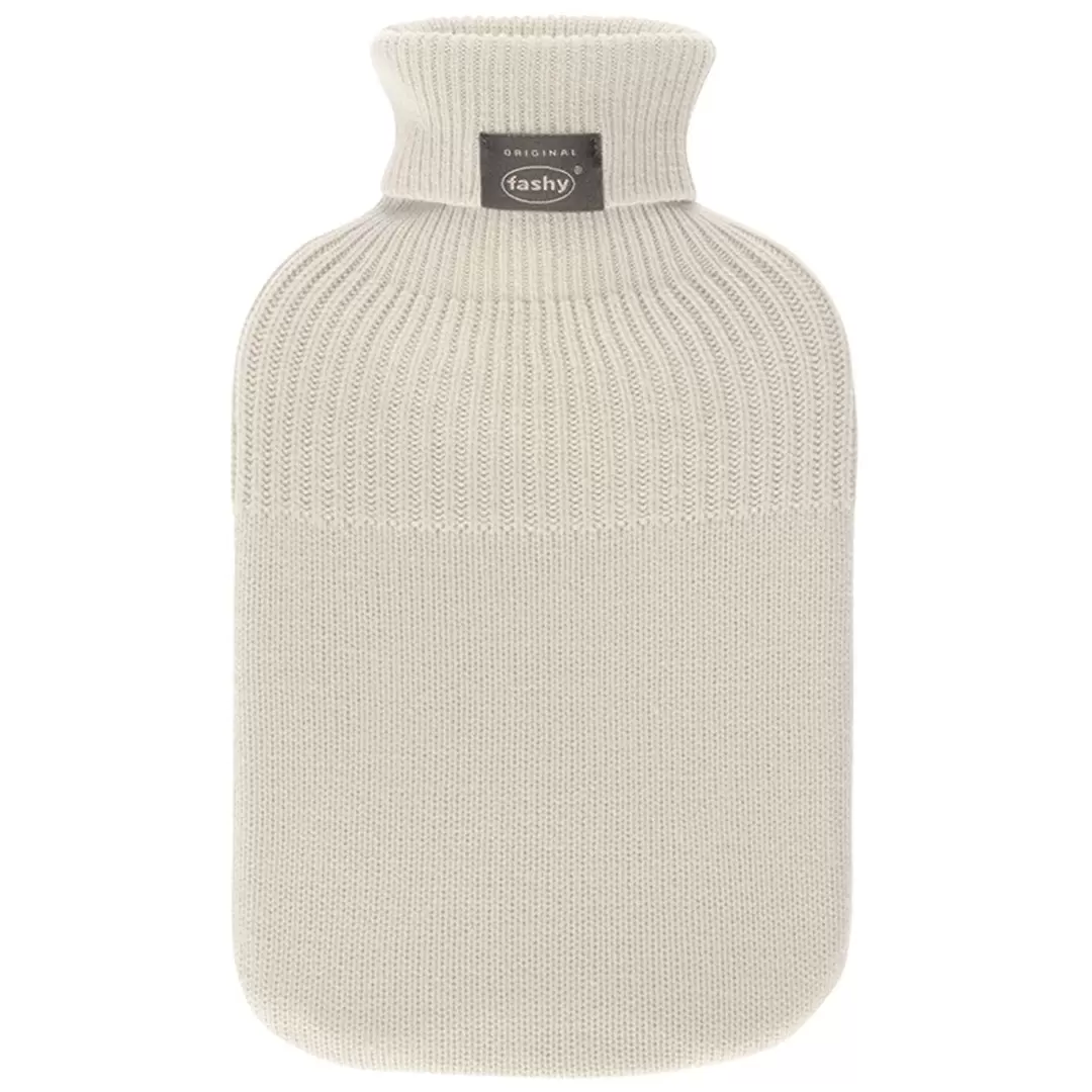 Bouillotte à eau Tricotée écru 2L – Fabrication Allemande 🇩🇪