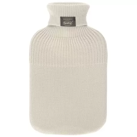 Bouillotte à eau Tricotée écru 2L – Fabrication Allemande 🇩🇪