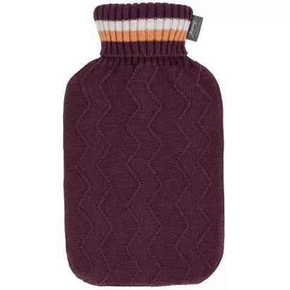 Bouillotte à eau Tricotée chevron 2L – Fabrication Allemande
