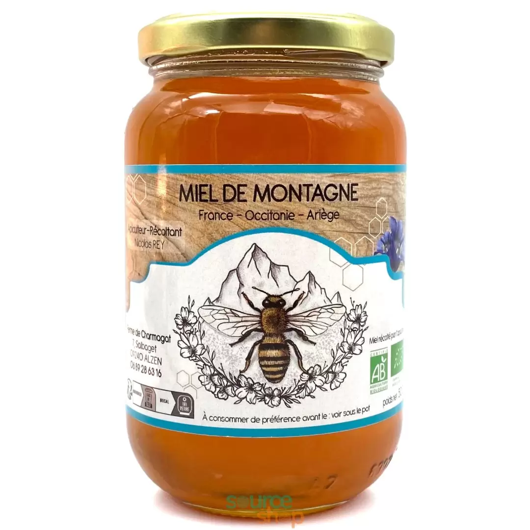 Miel de Montagne Bio des Pyrénées - Ferme de Charmagat