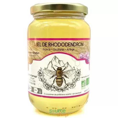 Miel de Rhododendron Bio des Pyrénées - Ferme de Charmagat