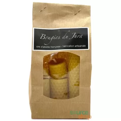 Coffret bougies en cire d’abeille | Cadeau artisanal Made in Jura