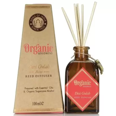 Diffuseur de parfum Rose - Desi Gulab - Organic Goodness