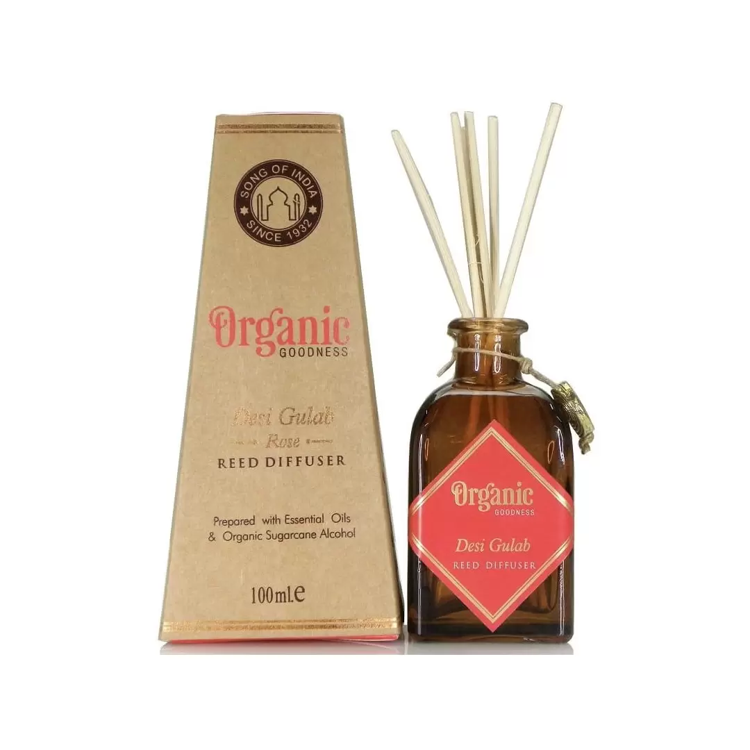 Diffuseur de parfum Rose - Desi Gulab - Organic Goodness