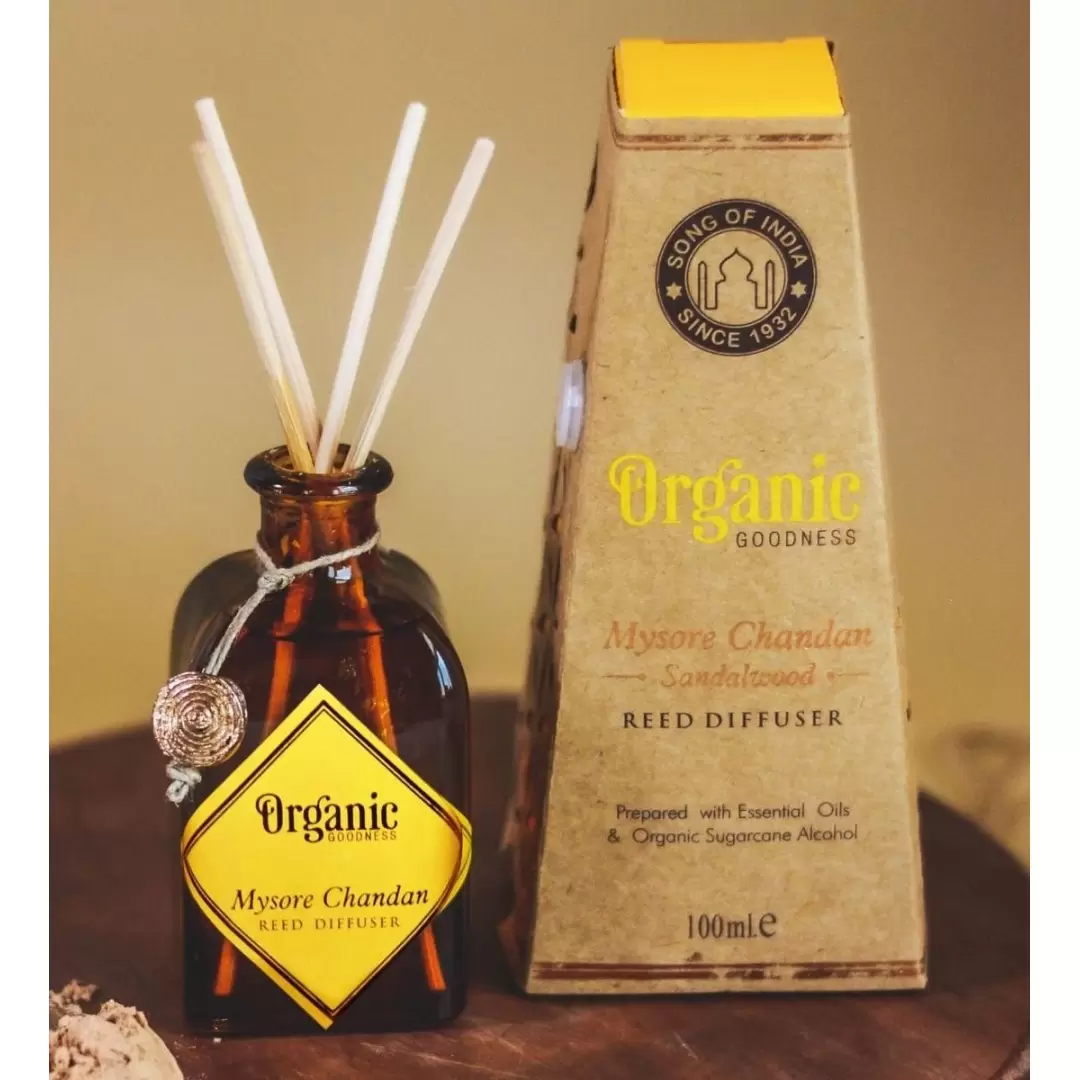 Diffuseur de parfum Santal - Mysore Chandan - Organic Goodness