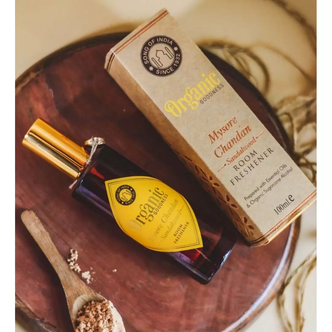 Parfum d’ambiance bois de santal - Mysore Chandan - Organic Goodness
