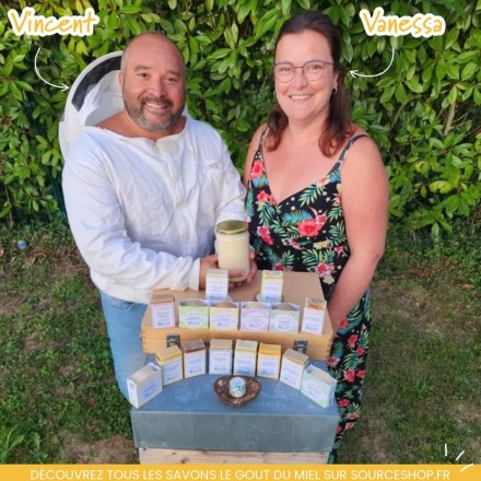 Vanessa et Vincent de la savonnerie bio Le Goût du Miel