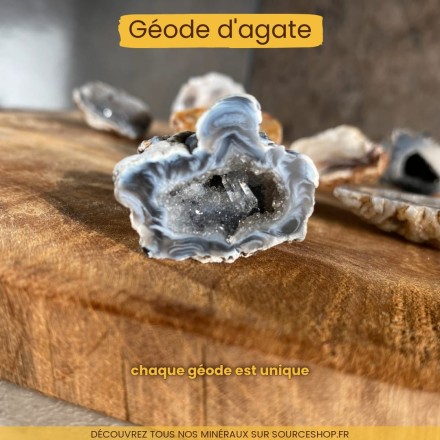 Géode d'Agate - 2 à 5cm