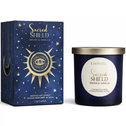 Bougie Bois Fumé & Vanille - Sacred Shield – Song of India