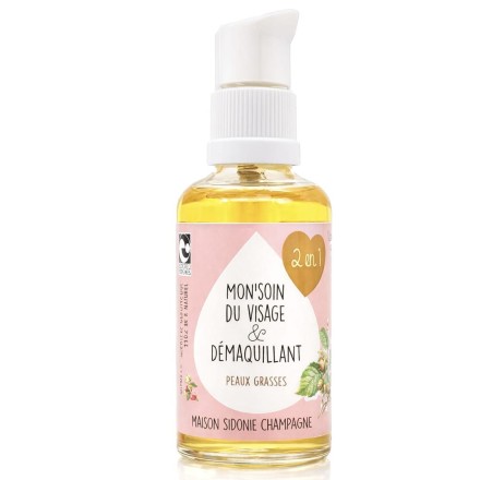 Soin démaquillant Peaux Grasses BIO - Maison Sidonie Champagne