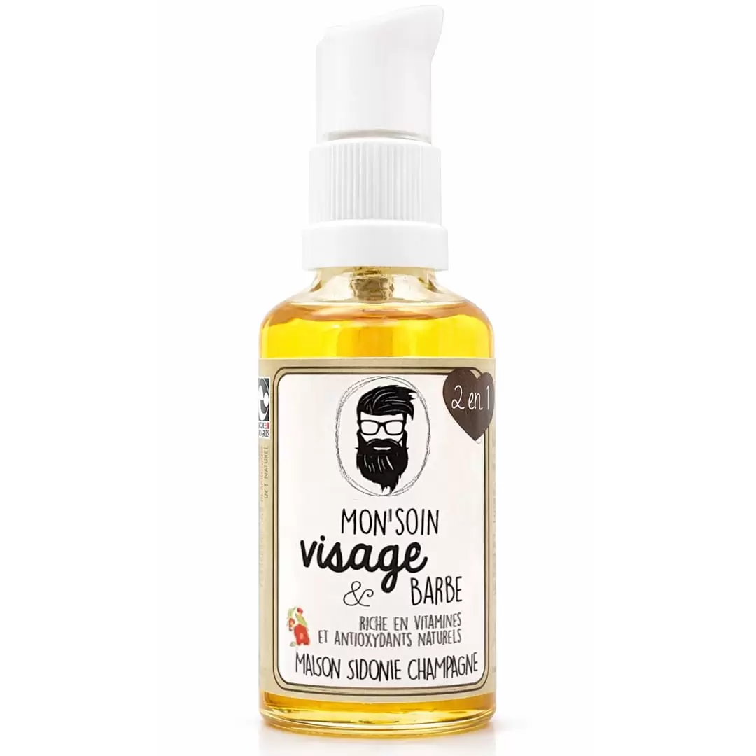 Soin visage & barbe BIO - Maison Sidonie Champagne