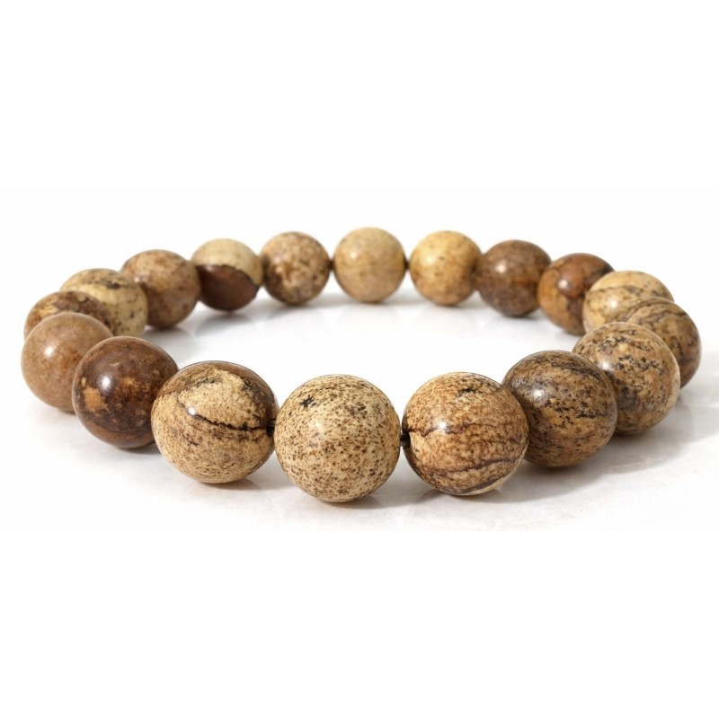 Bracelet Jaspe Paysage - Qualité A