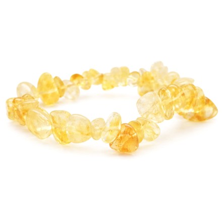 Bracelet chips Citrine - Qualité A