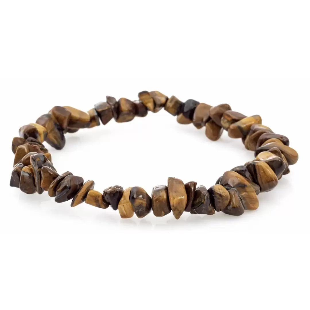 Bracelet chips Oeil de tigre - Qualité AAA Extra