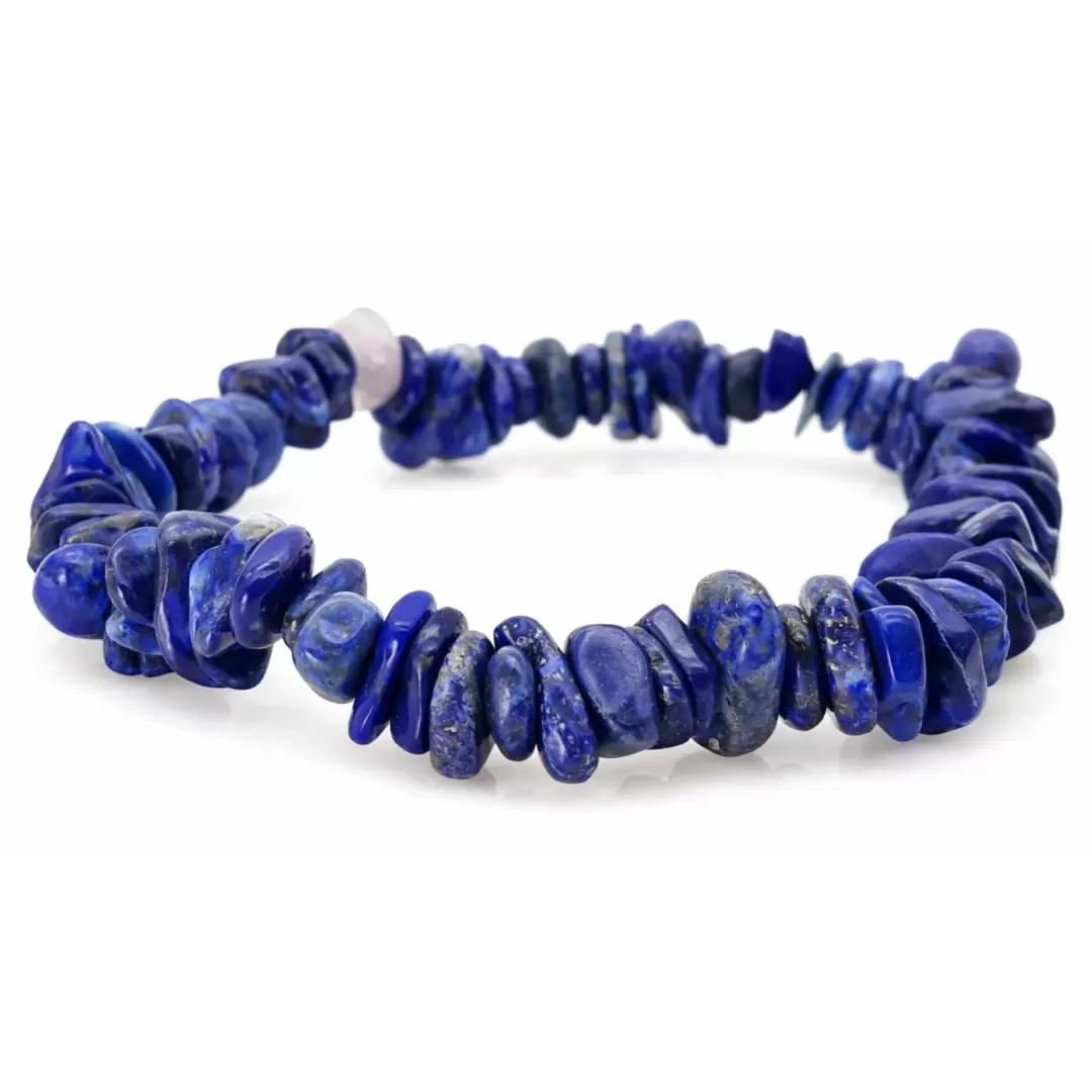 Bracelet chips Lapis Lazuli - Qualité AAA Extra