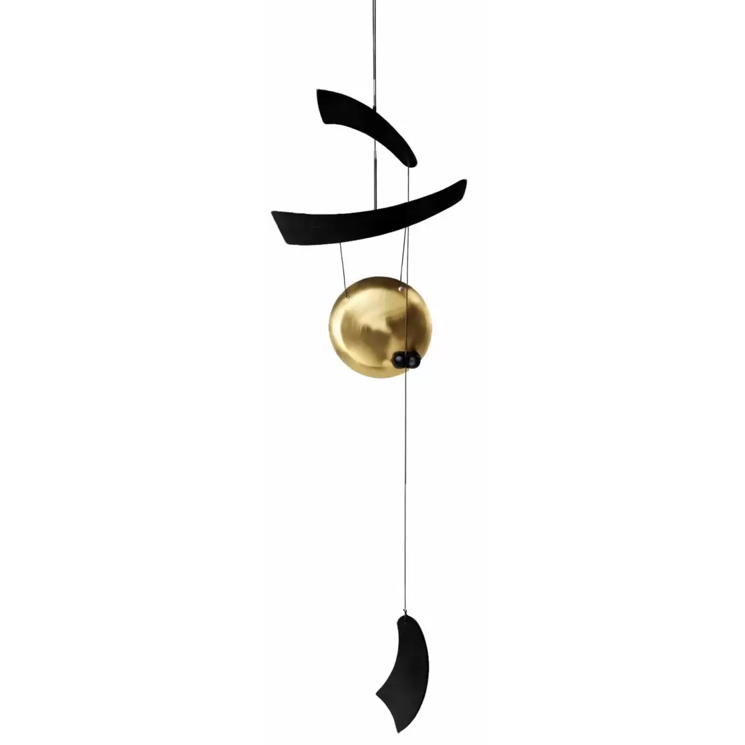Carillon à vent Gong zen en fer - 95 cm