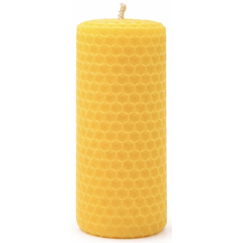 Bougie en cire d'abeille - sans huile essentielle - Made in France