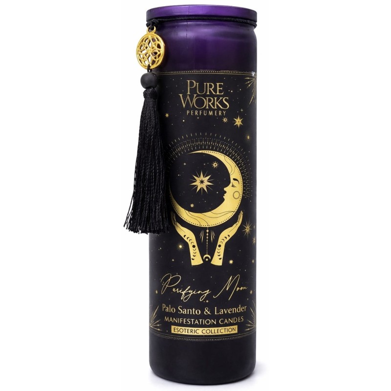 Bougie parfumée Palo Santo & Lavande - Purifying Moon - PureWorks