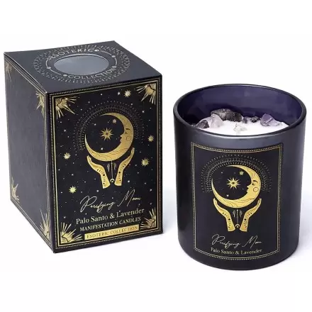 Bougie Palo Santo, Lavande & Améthyste - Purifying Moon - PureWorks