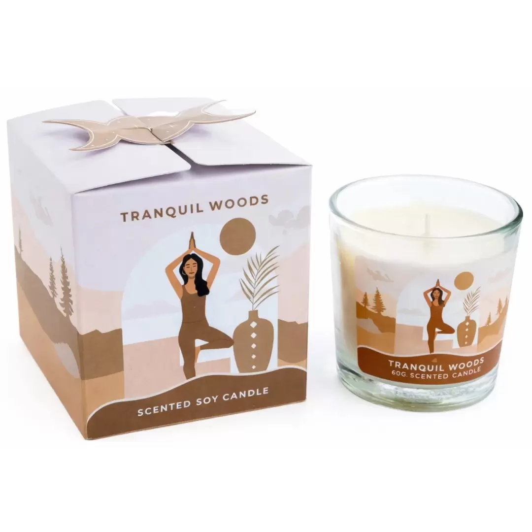 Bougie ayurvédique Tranquil Woods - Moonshine Yoga - Song of India