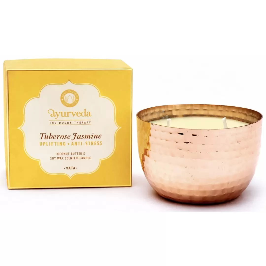 Bougie parfumée Tubéreuse & Jasmin - Vata - Song of India