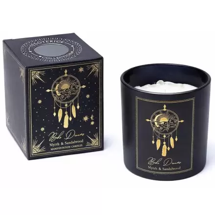 Bougie Myrrhe, Santal & Cristal de roche - Boho Dreams - PureWorks