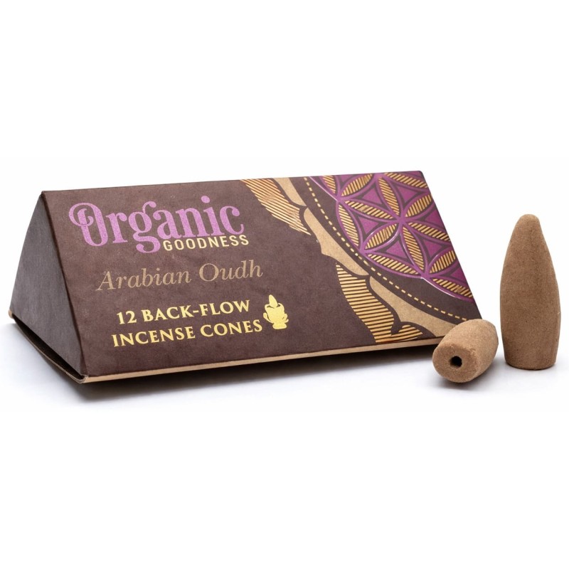 Cônes d'encens à refoulement Oudh - Organic Goodness