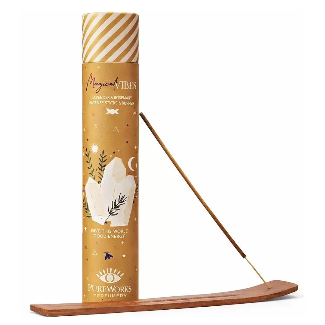 Encens Lavande & Romarin + 1 porte-encens - Magical Vibes - Song of India